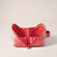 aLORS Select [Elizabeth Scarlett] Honey Bee Charcoal Velvet Open Flat Makeup Bag