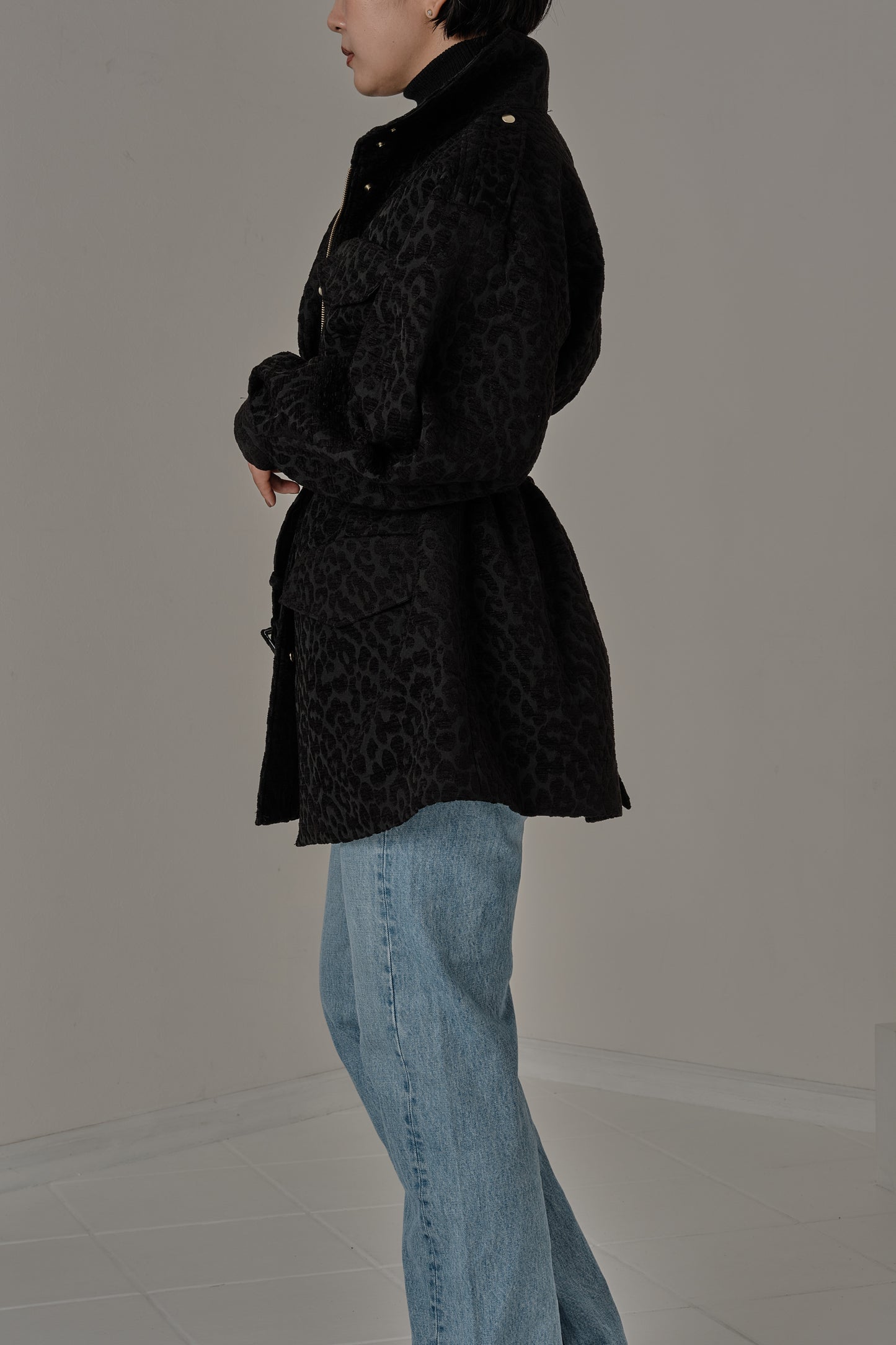 Blouson [GABI-Gabi-] Dark Charcoal Gray