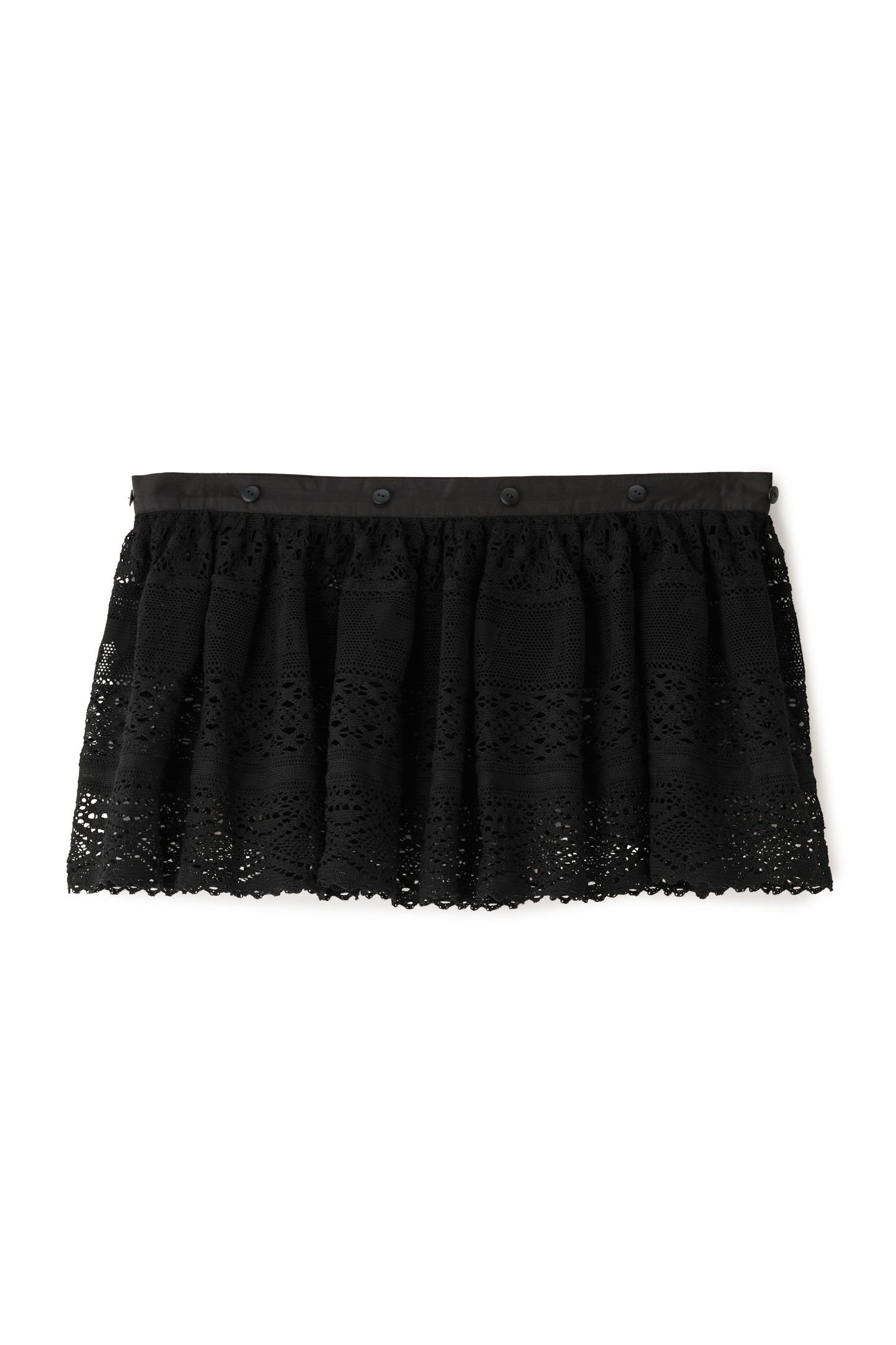 Pull en dentelle torsadée équestre Cadence Noir velouté  ブラック