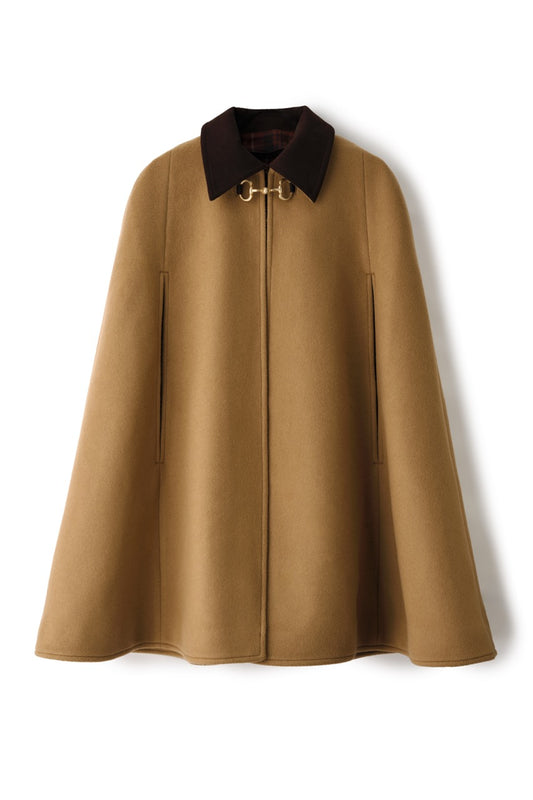 Cape à mors Calliope  Chameau キャメル x チェック