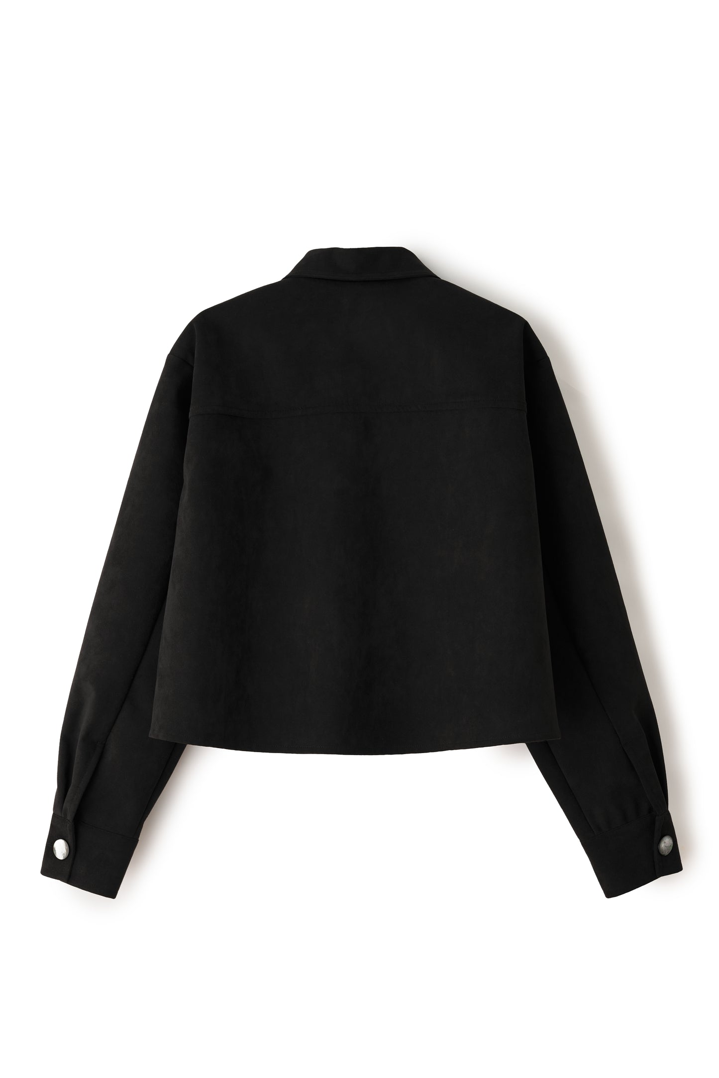 Veste courte en Alcantara Noir de Lune Artemis