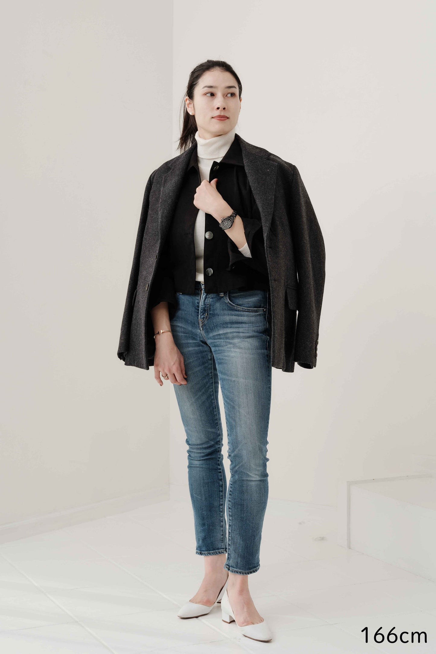 Blouson [GABI-Gabi-] Dark Charcoal Gray