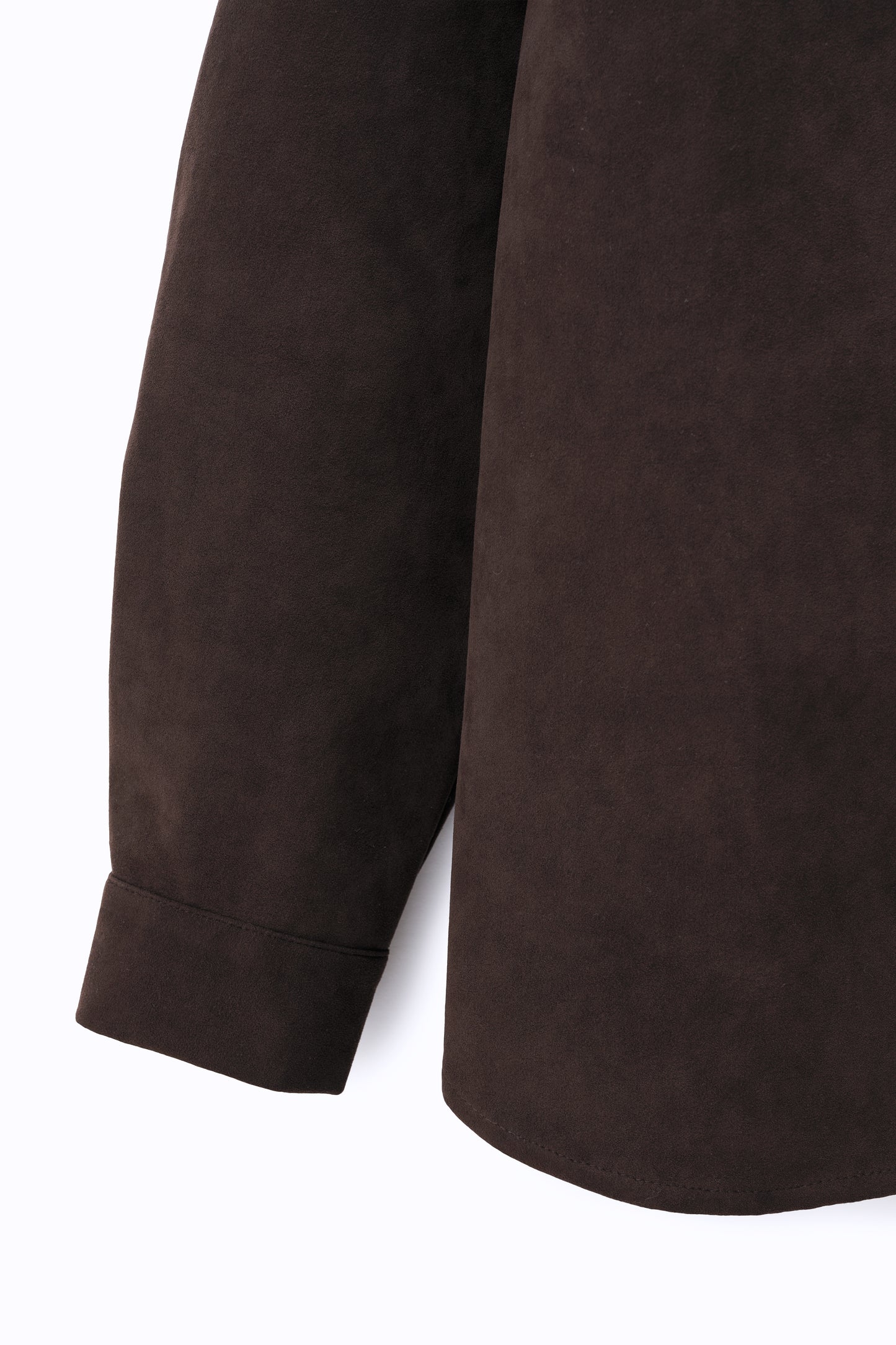 Veste en Alcantara Brun Équestre Chiron