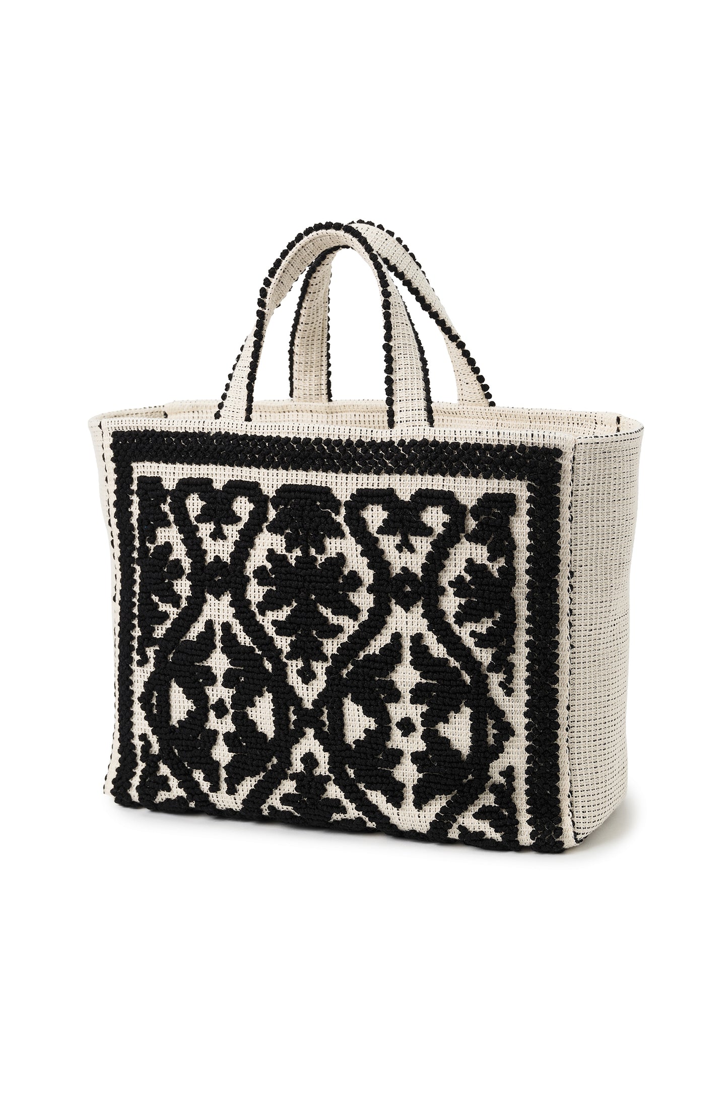 Tote Fiocco Leccese ネロ・ディ・セピア(黒) ミニトートバッグ