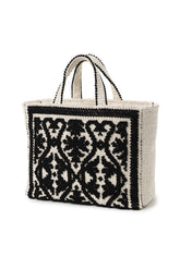 Tote Fiocco Leccese ネロ・ディ・セピア(黒) ミニトートバッグ