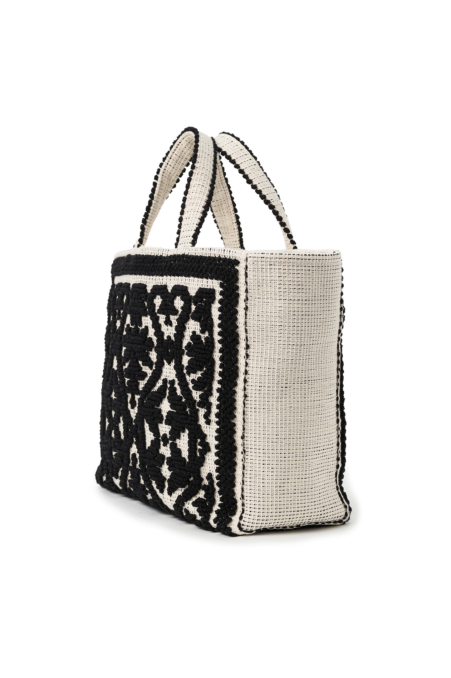 Tote Fiocco Leccese ネロ・ディ・セピア(黒) ミニトートバッグ