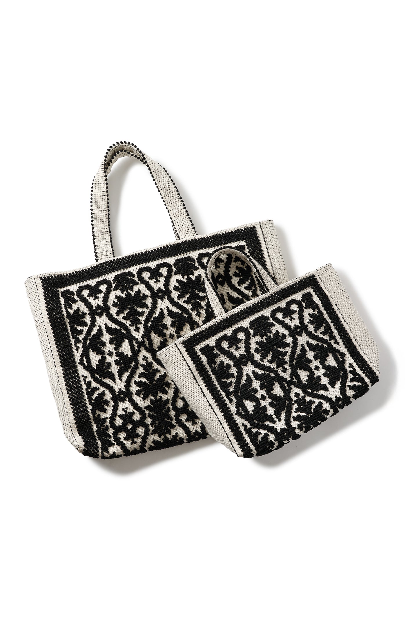 Tote Fiocco Leccese ネロ・ディ・セピア(黒) ミニトートバッグ