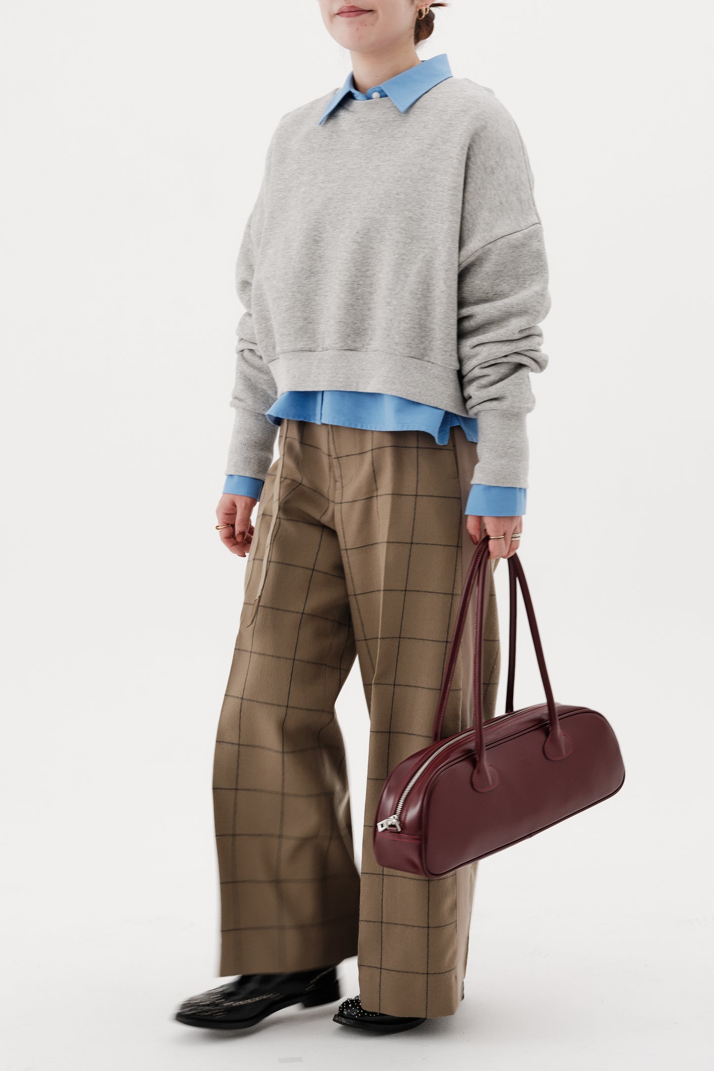 Sweat-shirt   【Doux】 グレー