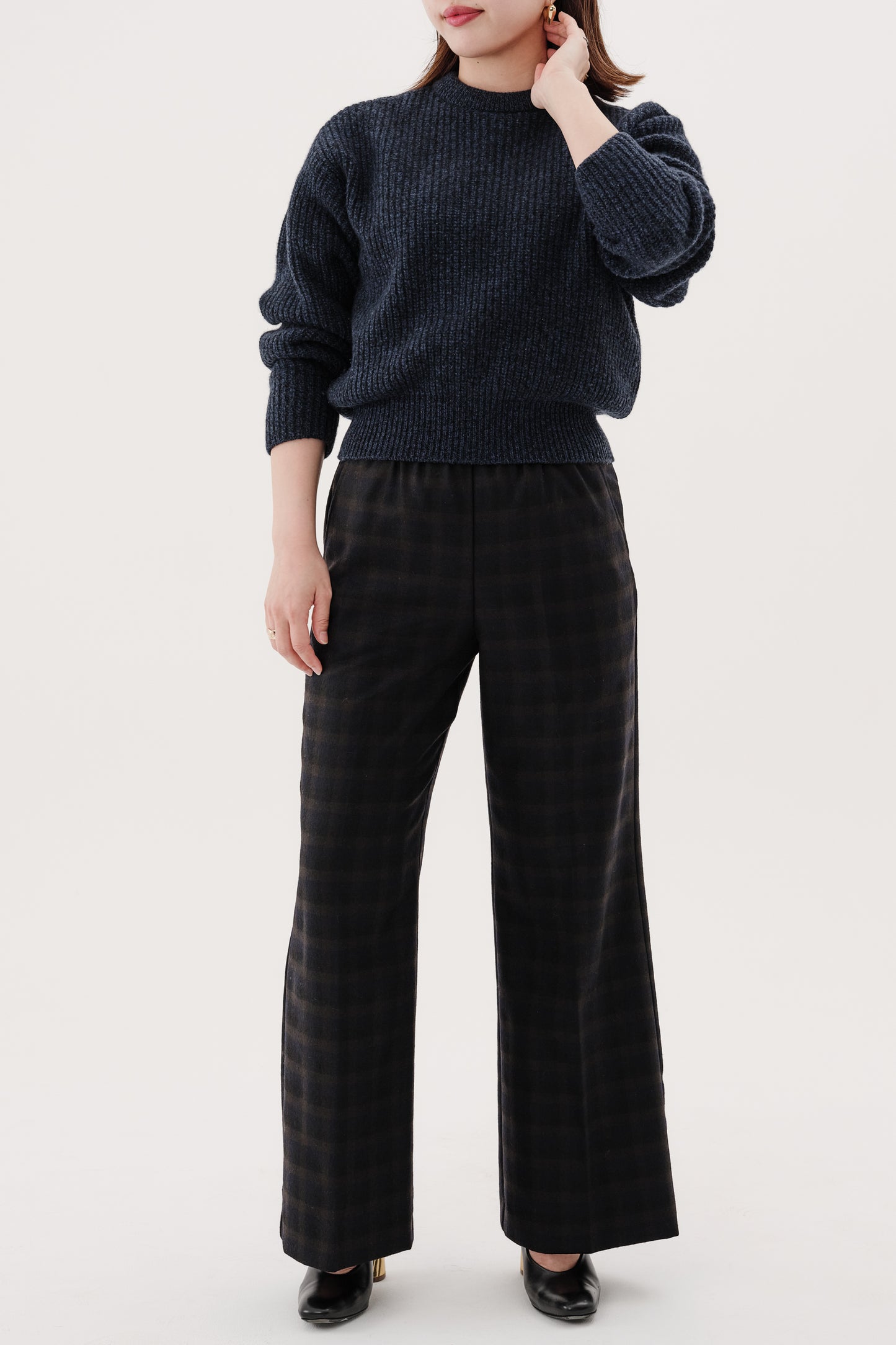 Pantalon à carreaux "Evelyn"