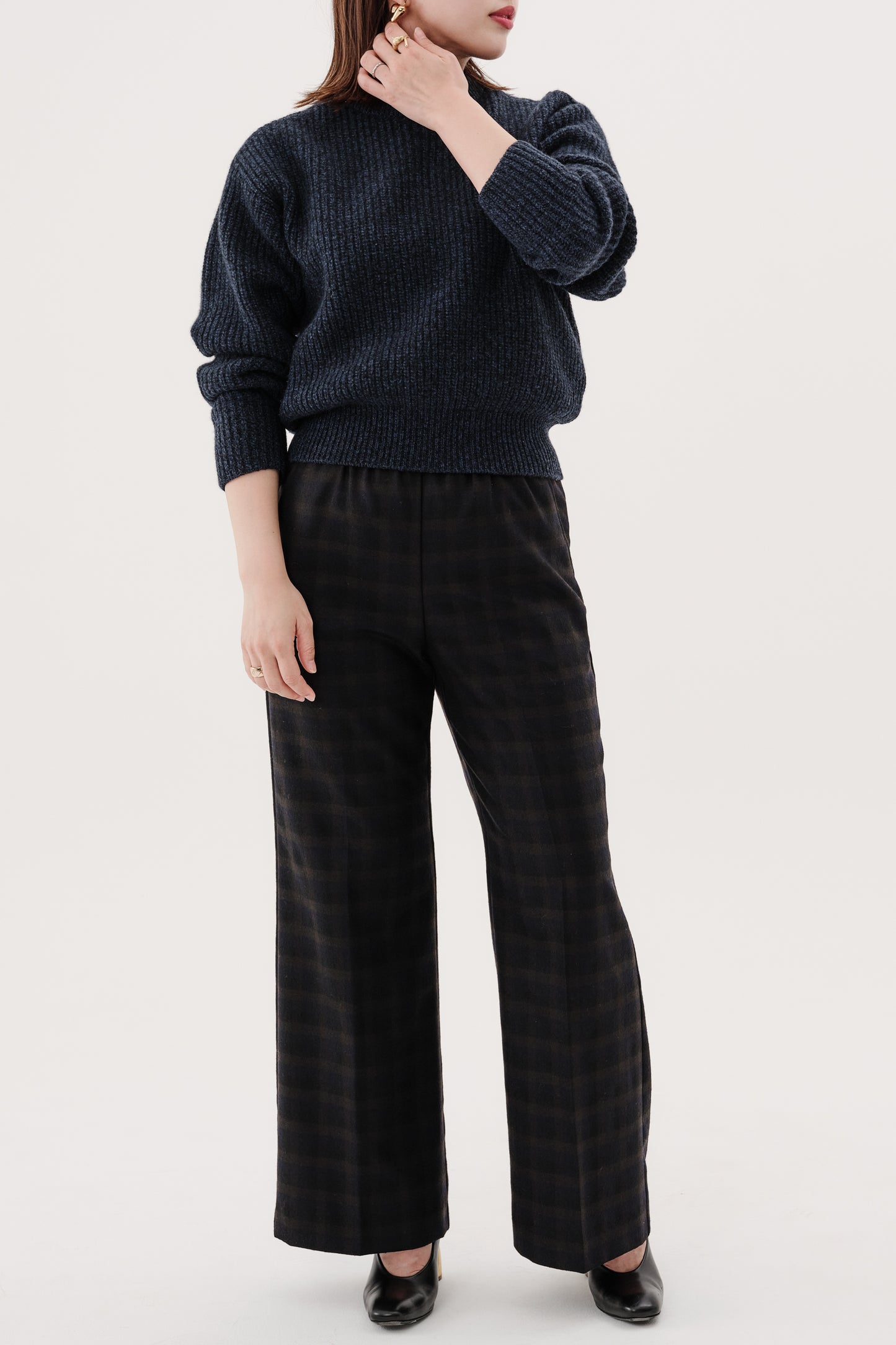 Pantalon à carreaux "Evelyn"