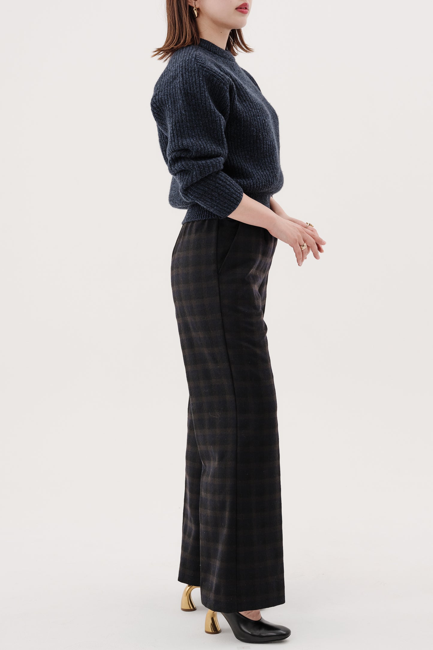 Pantalon à carreaux "Evelyn"