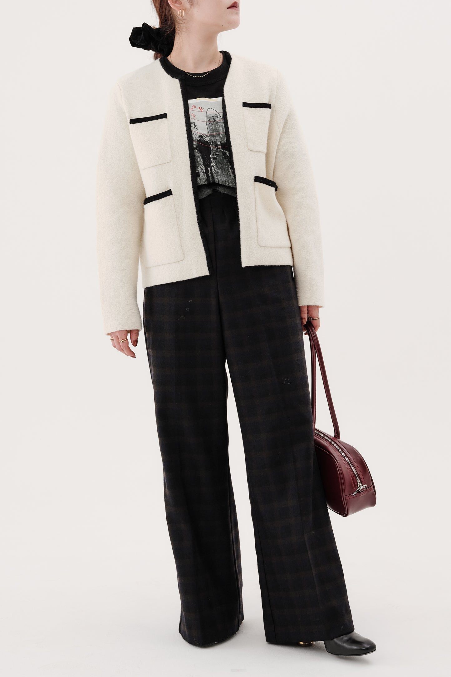 Pantalon à carreaux "Evelyn"