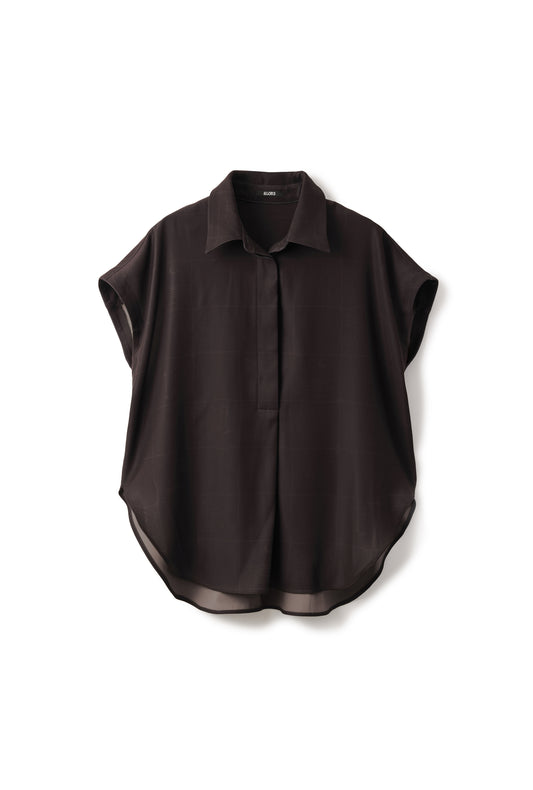 Chemise sans manches "Astrifera" Chocolat noir 99%
