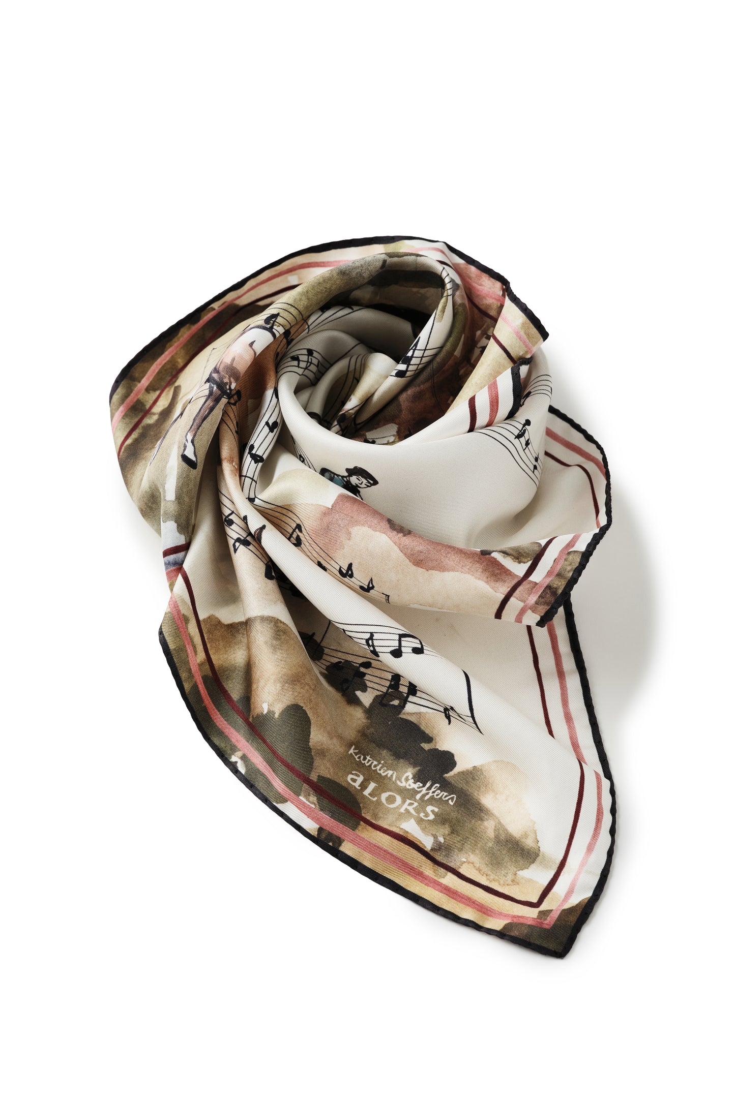 Carré Cavaliers par Katrien Soeffers Cavaliers  Multicolore マルチカラー