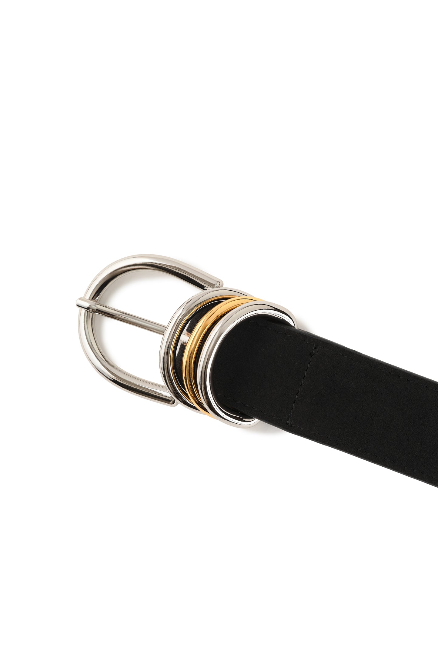 Cintura "Anello di enigma" Alcantara notte（ブラック）