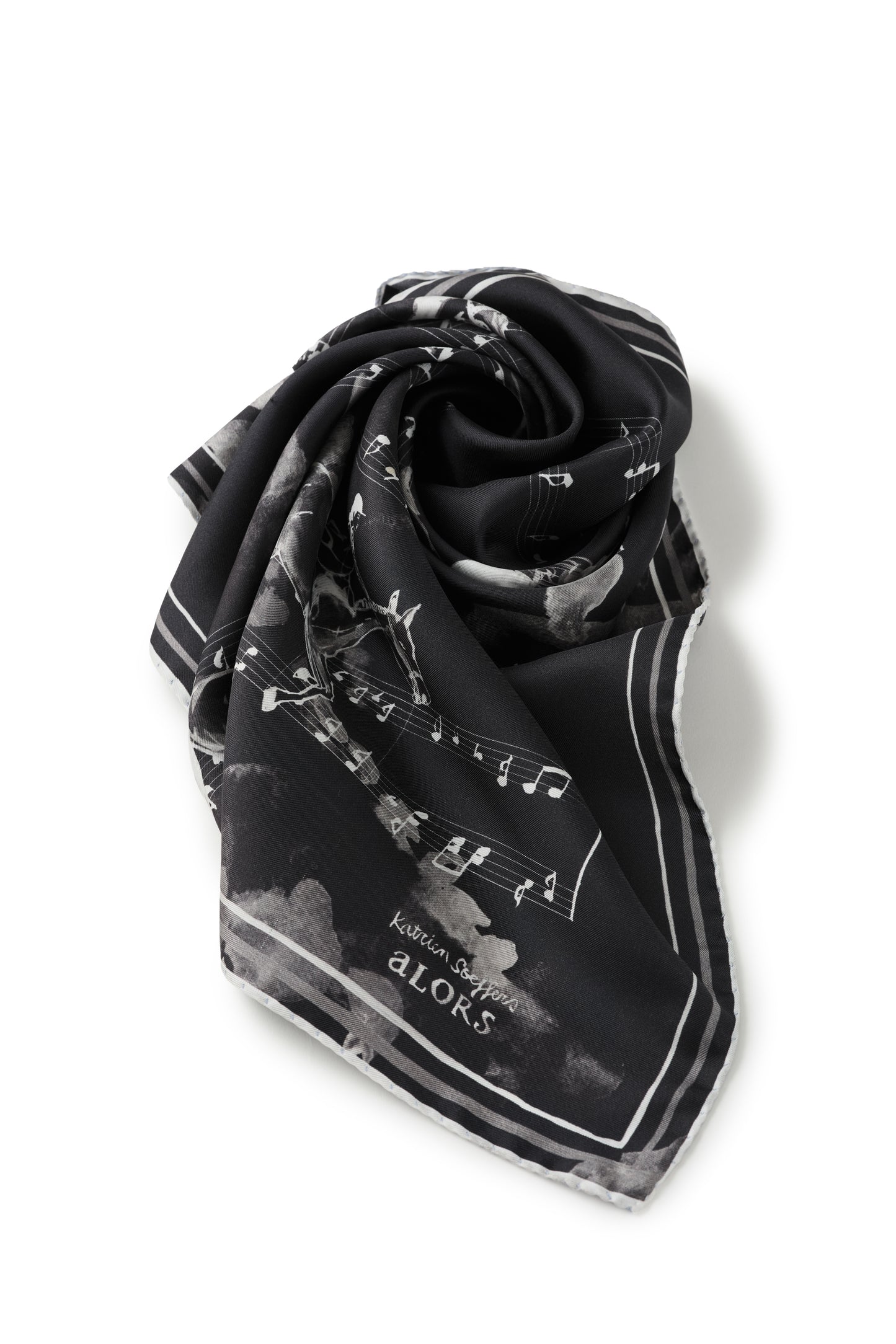 Carré Cavaliers par Katrien Soeffers Cavaliers  Lavis 墨黒