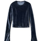 Haut court ouvert au dos Gris Anthracite チャコールグレー