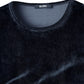 Haut court ouvert au dos Gris Anthracite チャコールグレー