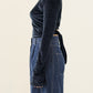 Haut court ouvert au dos Gris Anthracite チャコールグレー