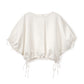 Aperitivo Linen Balloon Blouse White ブラウス