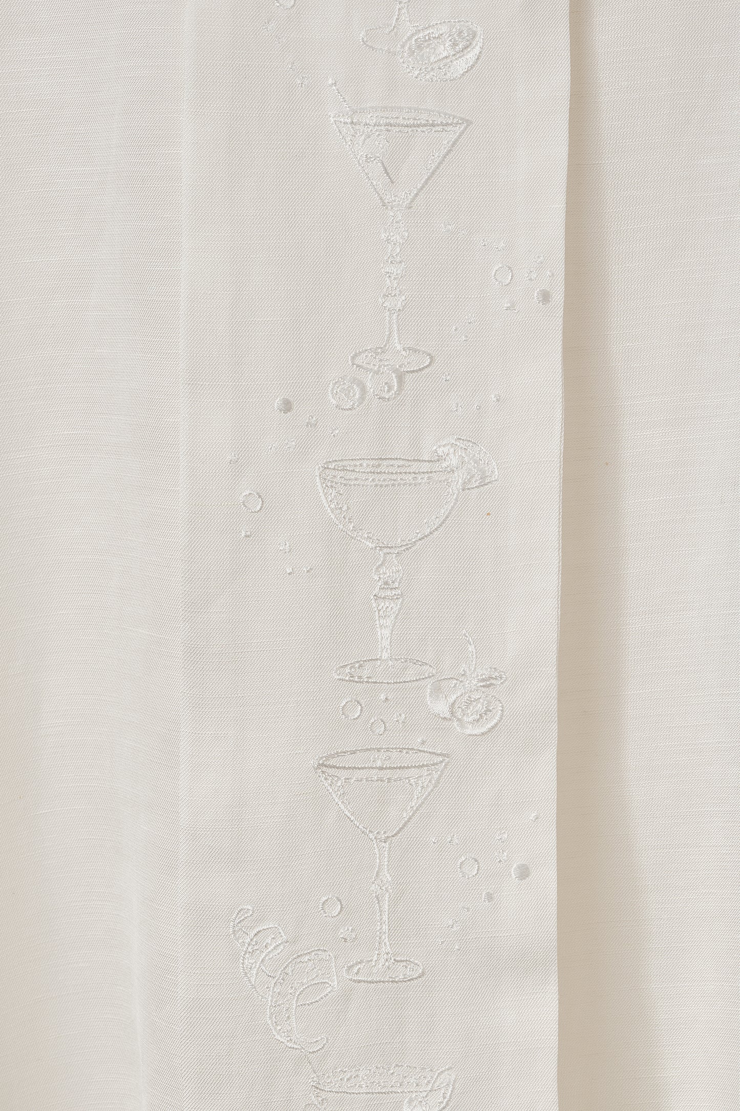 Aperitivo Linen Balloon Blouse White ブラウス