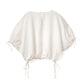 Aperitivo Linen Balloon Blouse White ブラウス