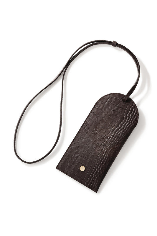 Ci Vediamo Sunglasses Case Dark Brown アイウェアケース