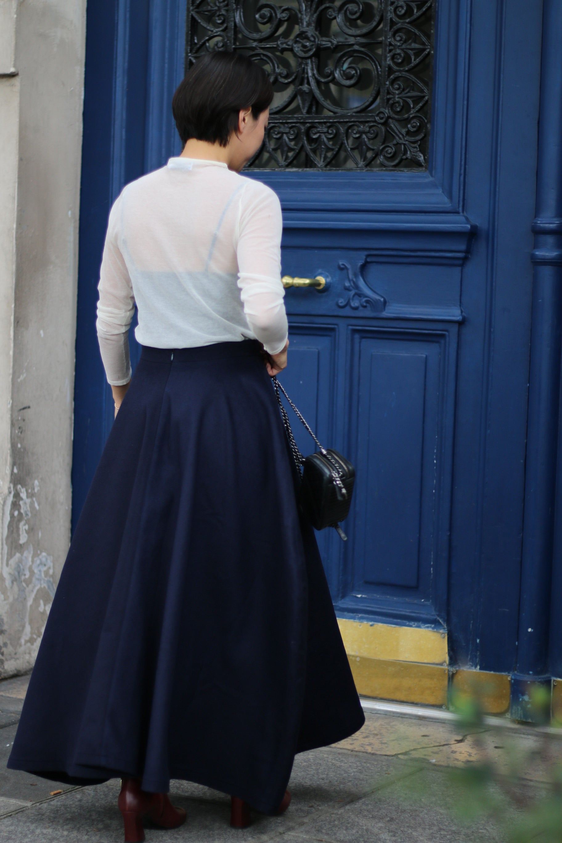 Jupe 【Clem-クレム-】DarkNavy – aLORS online store