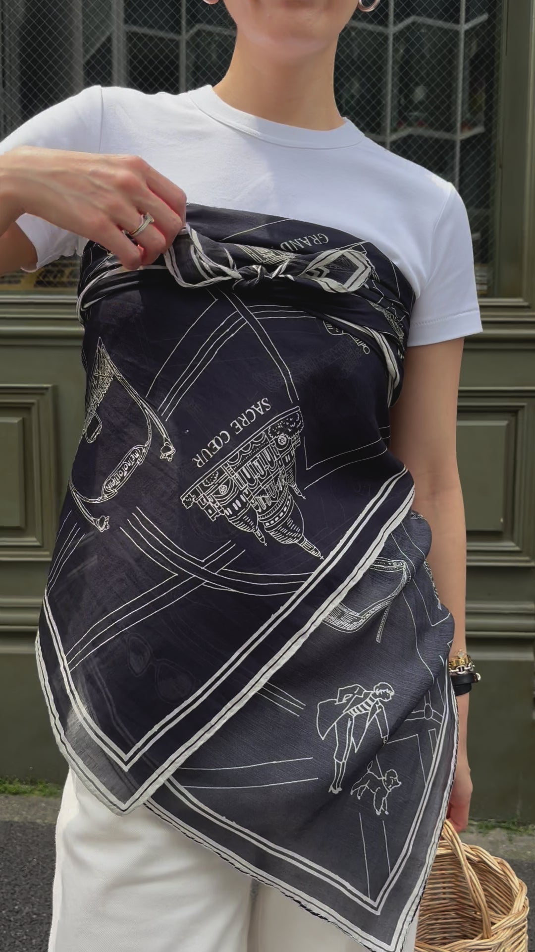 Foulard Ex-libris Paris x aLORS -une collaboration d