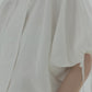 Aperitivo Linen Balloon Blouse White ブラウス